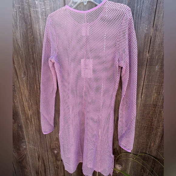 MEDIUM NWT BECCA Lavender Long Sleeve Dress - Picture 3 of 5